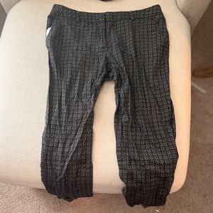 George Dark Green and Purple Funky Pattern Dress pants size 10